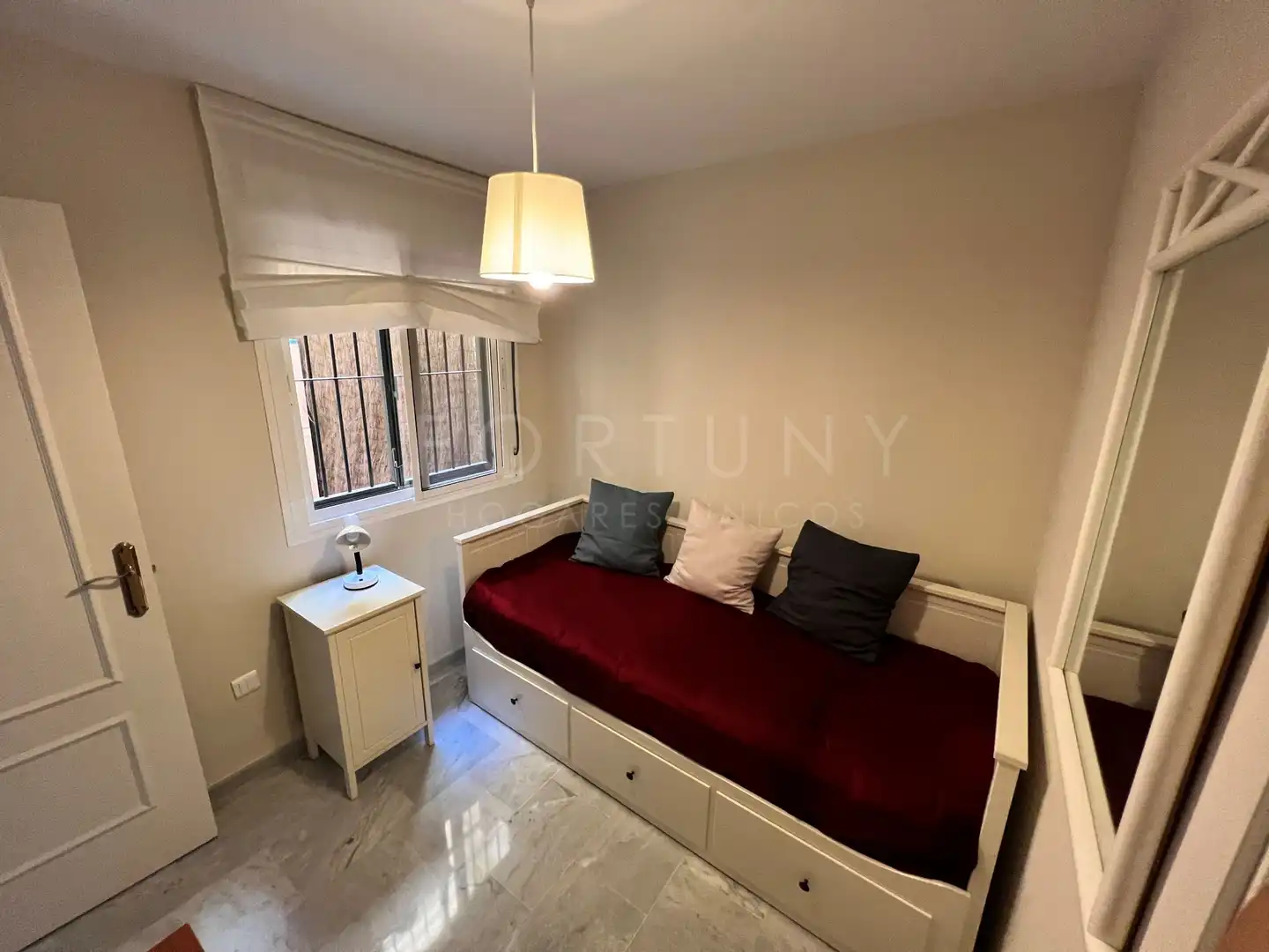 Bedroom of Flat for rent in Rincón de la Victoria  with Air Conditioner, Private garden and Terrace