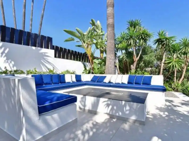 Terrassa de Casa o xalet de lloguer en Marbella amb Aire condicionat, Jardí privat i Terrassa