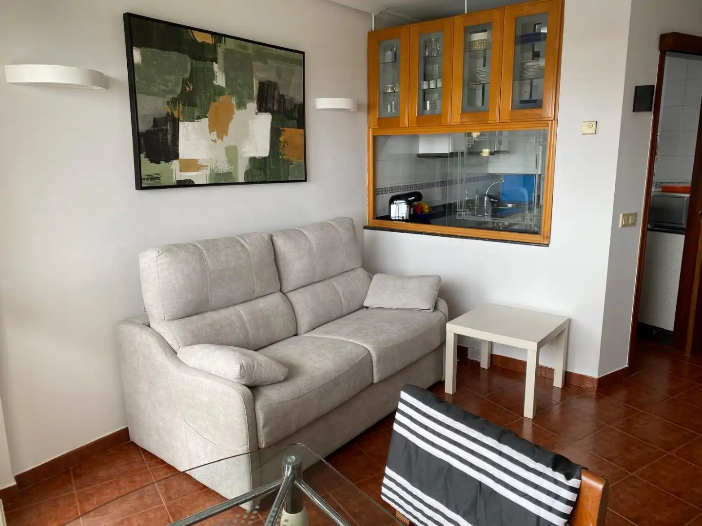 Living room of Apartments for rent in Suances  with Heating, Private garden and Terrace