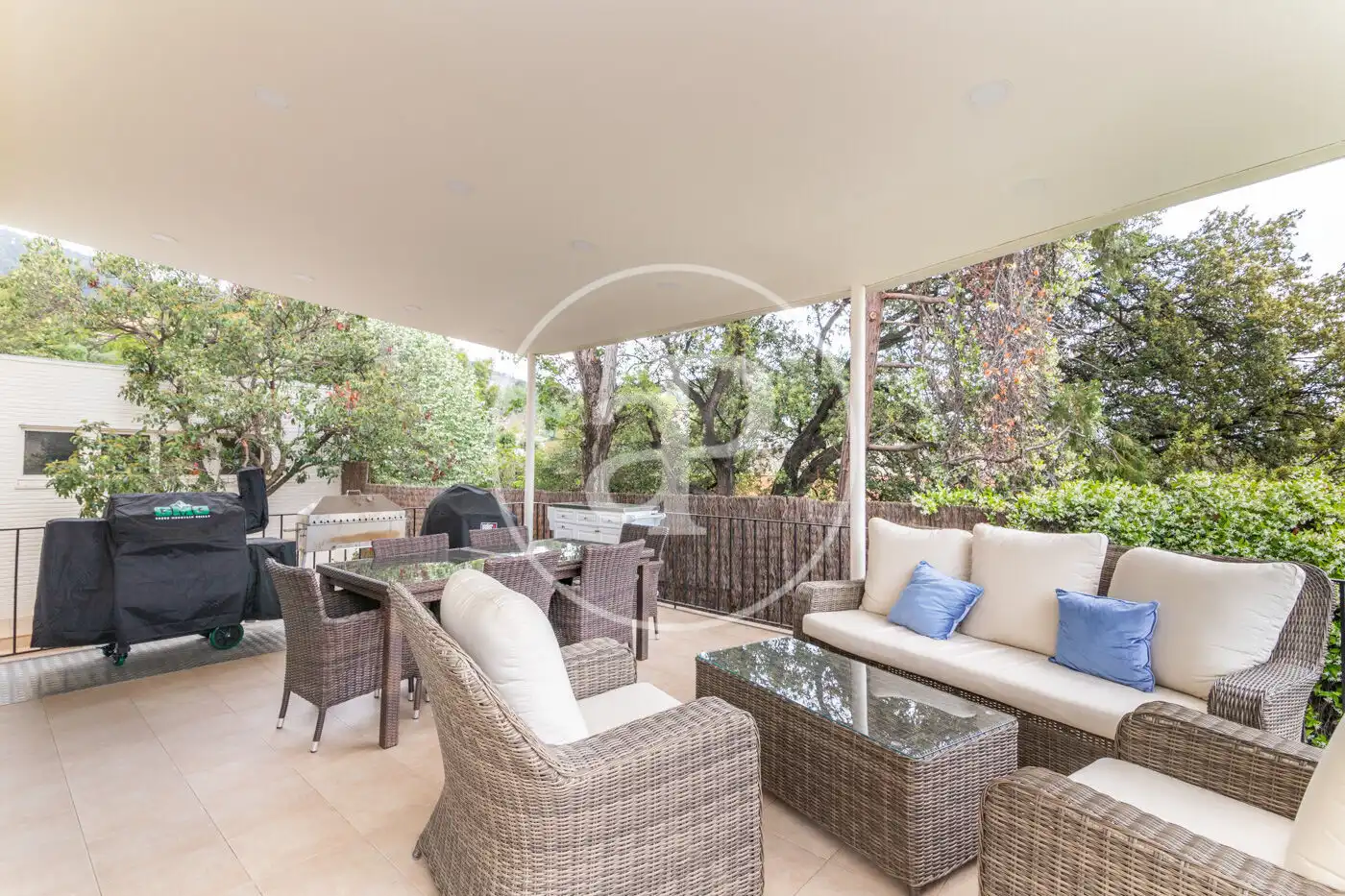 Terrassa de Casa o xalet de lloguer en Barcelona amb Aire condicionat, Calefacció i Jardí privat
