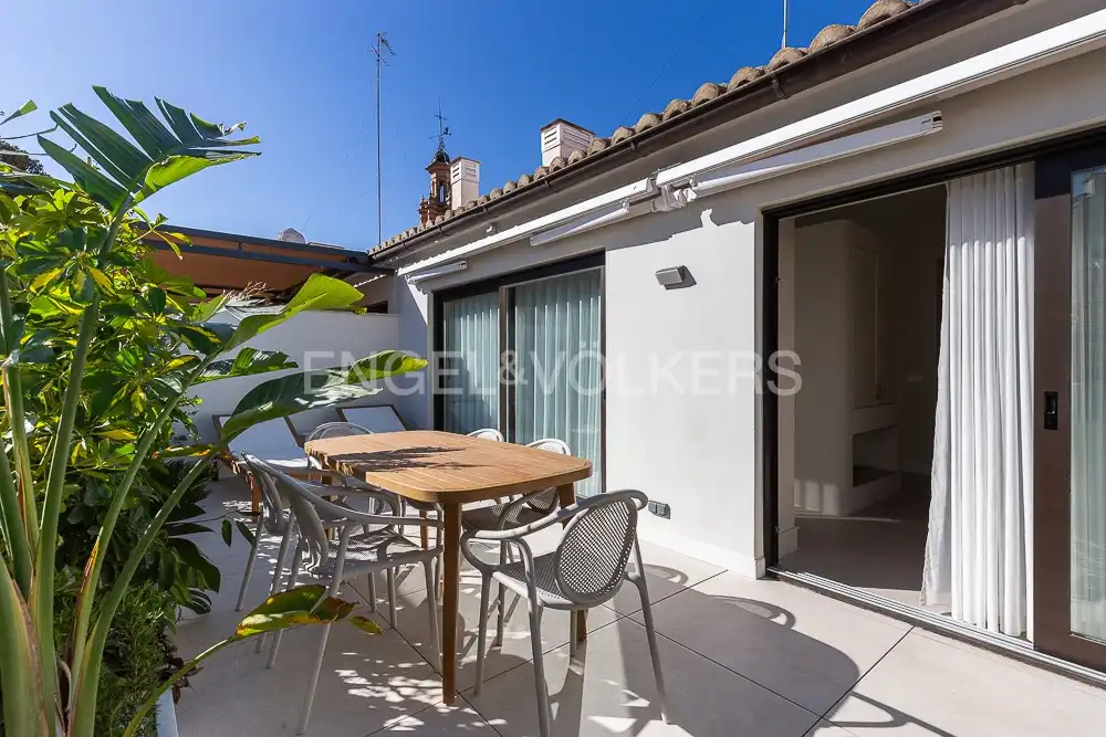 Terraza de Ático de alquiler en Valencia con Aire acondicionado, Calefacción y Terraza