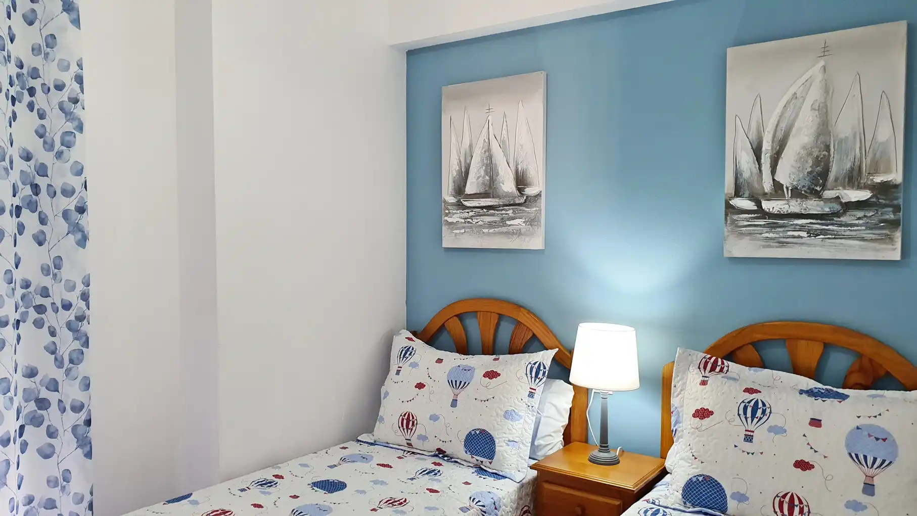 Schlafzimmer von Wohnungen zur Miete in Gandia mit Terrasse, Möbliert und Ofen