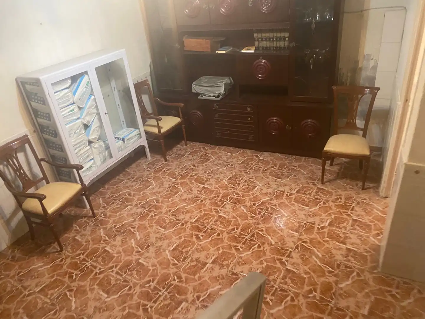 Sala d'estar de Casa adosada en venda en Alcantarilla amb Terrassa i Moblat