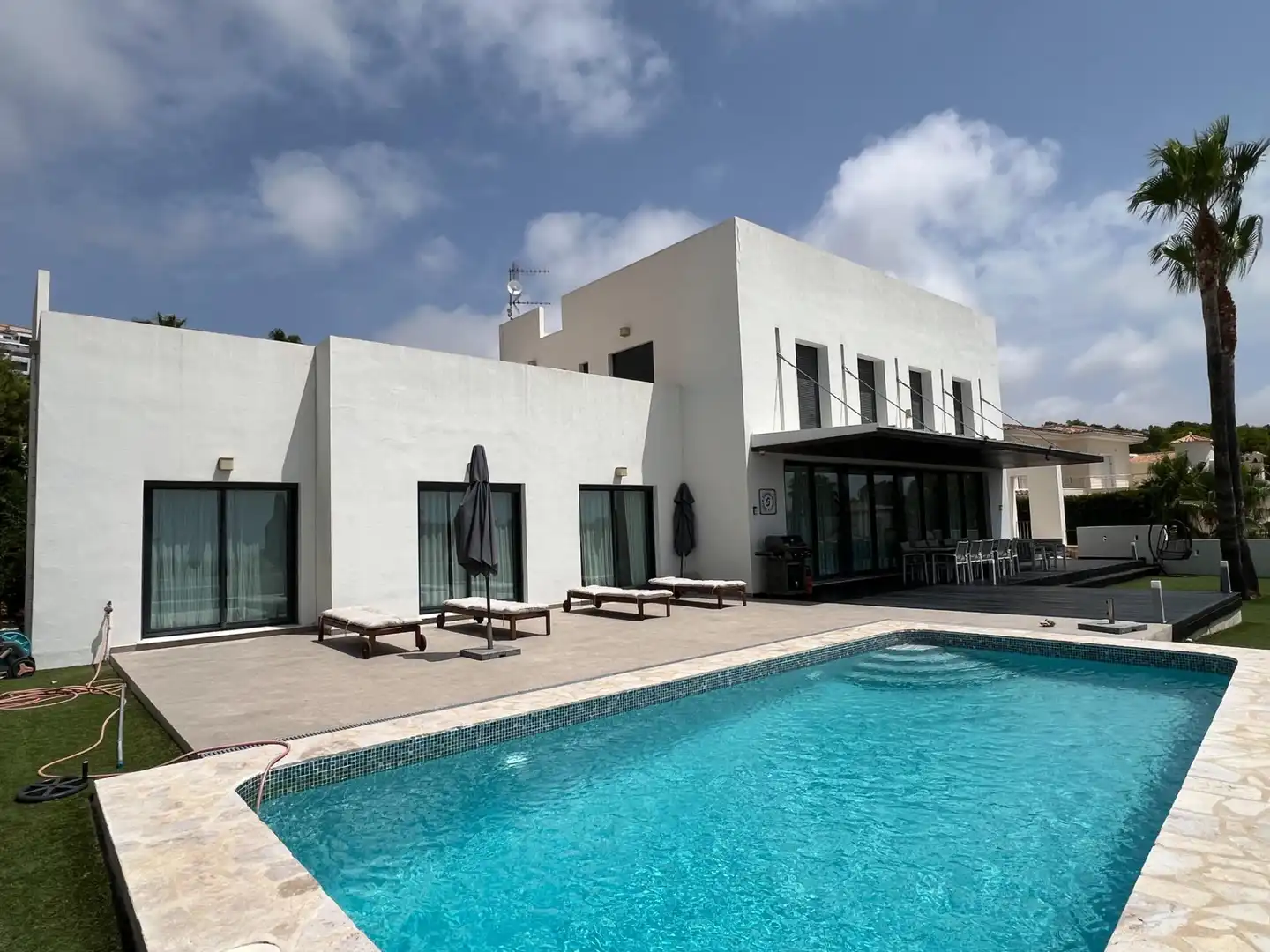 Exterior view of Houses for sale in Calpe / Calp  with Air Conditioner, Heating and Private garden