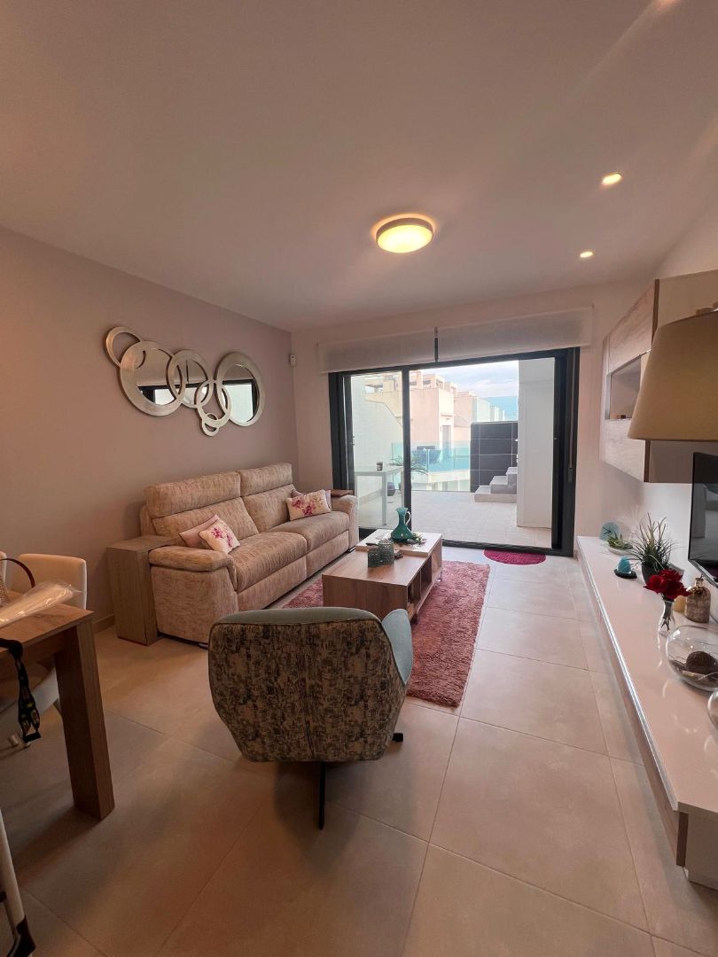 Living room of Attic for sale in Guardamar del Segura  with Air Conditioner, Heating and Furnished