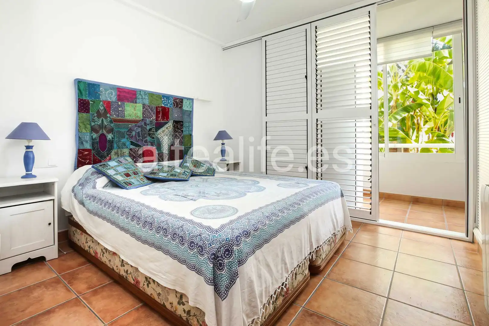 Dormitori de Apartament de lloguer en Altea amb Calefacció, Terrassa i Moblat