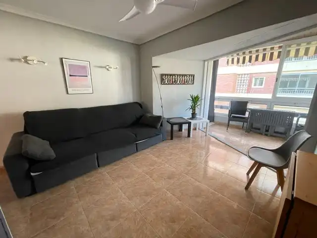 Living room of Flat for rent in Alicante / Alacant  with Air Conditioner, Heating and Terrace