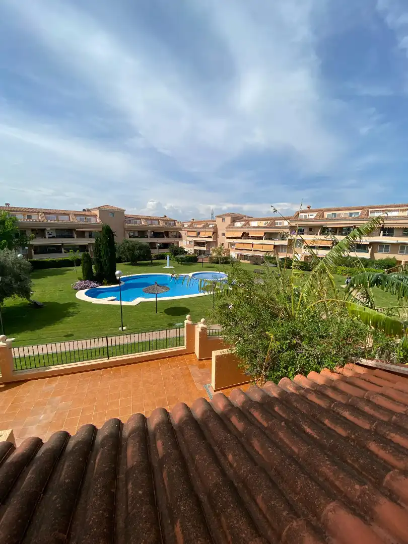 Jardín de Piso de alquiler en Bétera con Aire acondicionado, Calefacción y Jardín privado