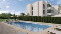 Swimming pool of Flat for sale in Badajoz Capital  with Air Conditioner, Heating and Private garden