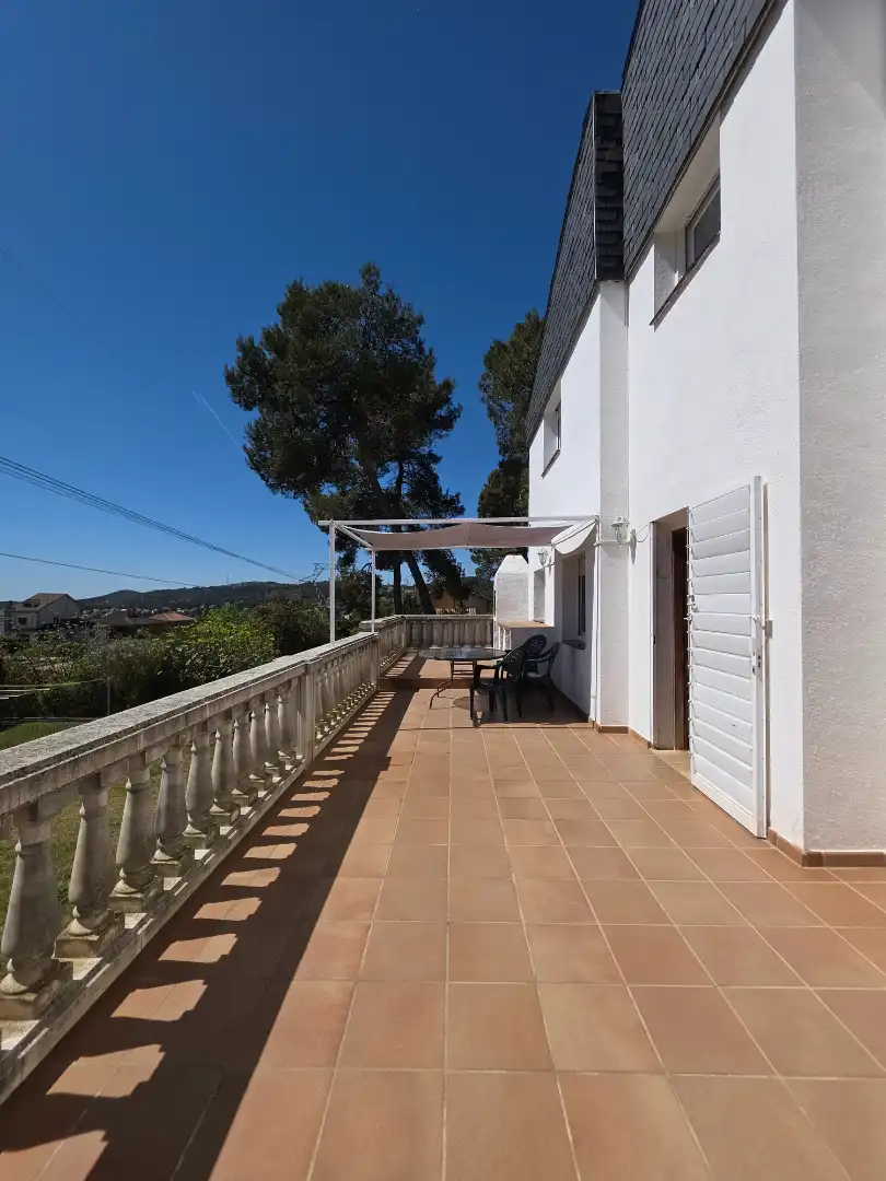 Terrassa de Casa o xalet en venda en Vallirana amb Aire condicionat, Calefacció i Jardí privat