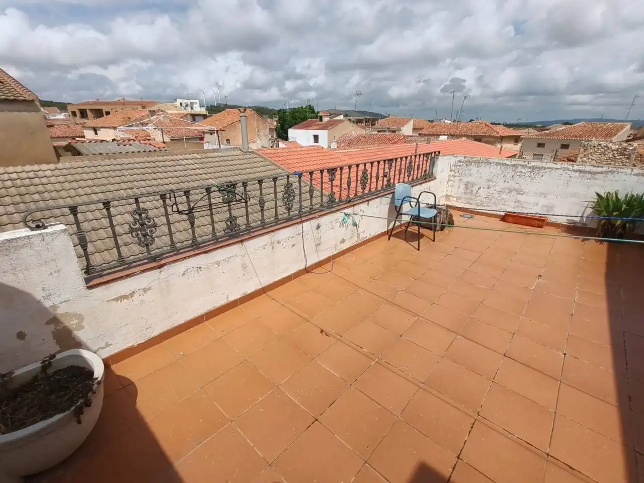 Terrasse von Dachboden zur Miete in Pozohondo mit Terrasse und Möbliert