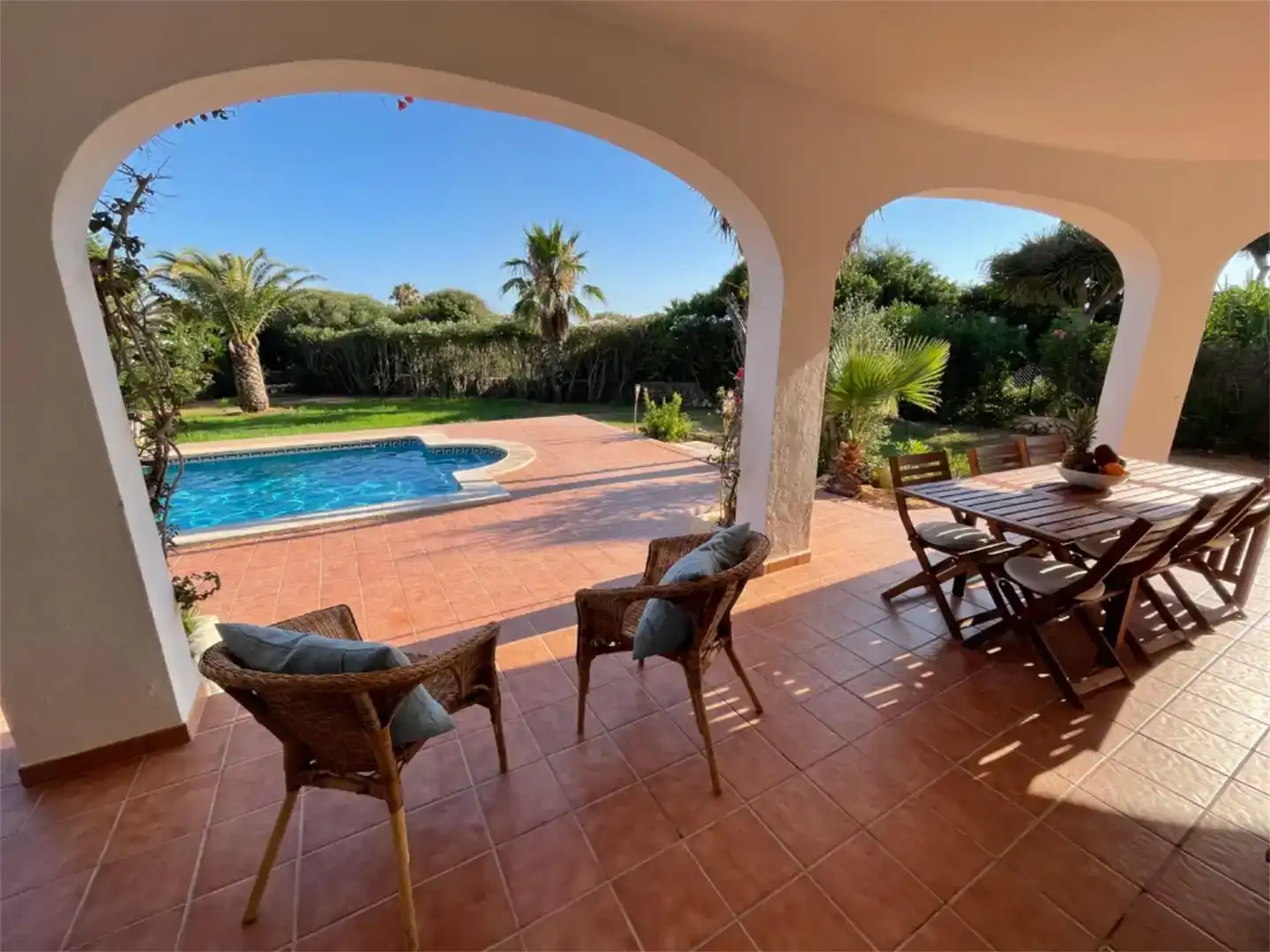 Terraza de Casa o chalet en venta en Sant Lluís con Piscina