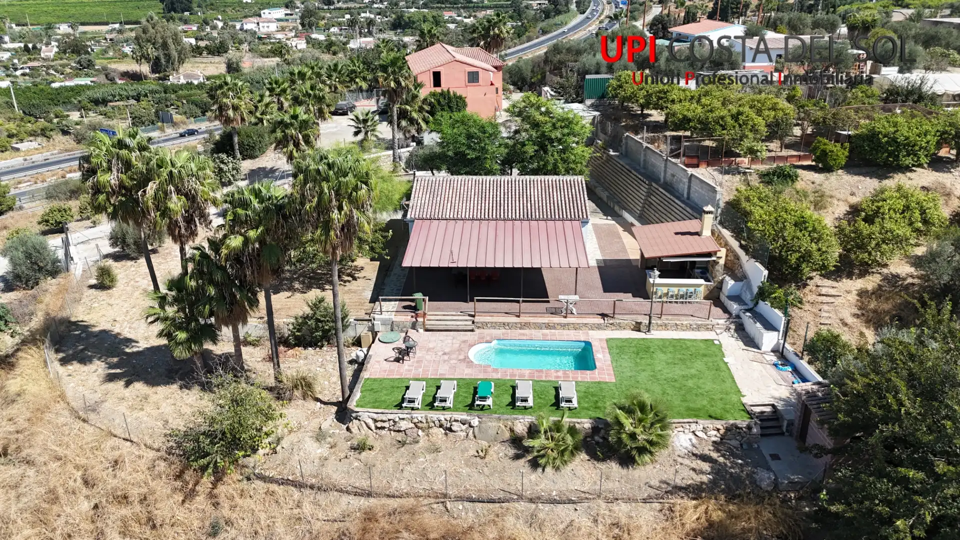 Vista exterior de Finca rústica en venta en Cártama con Aire acondicionado, Jardín privado y Terraza