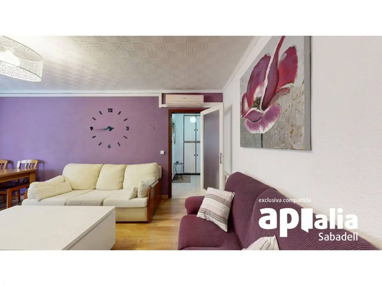 Sala de estar de Piso en venta en Cerdanyola del Vallès con Aire acondicionado, Calefacción y Parquet