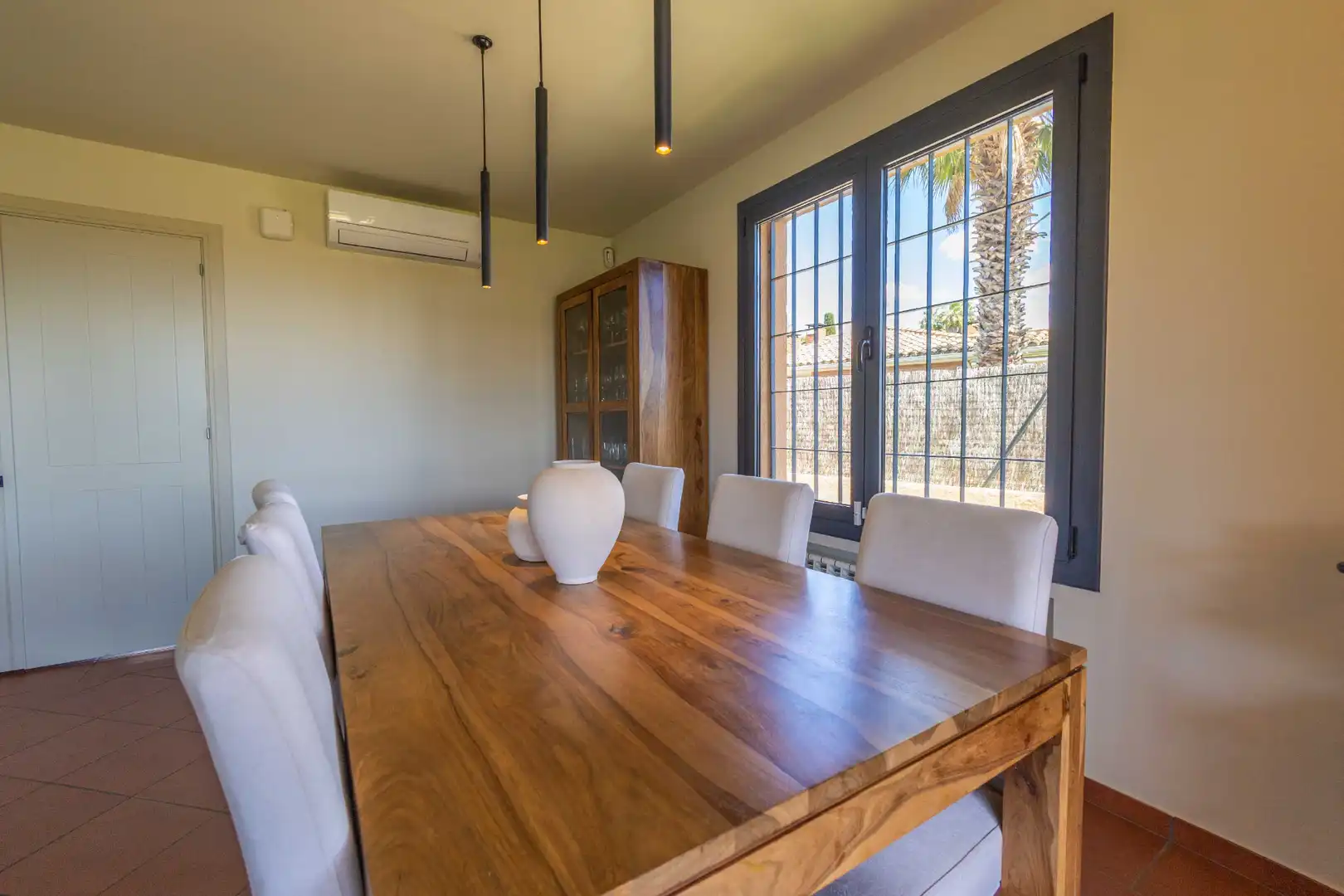 Dining room of Houses for sale in Sant Vicenç de Montalt  with Air Conditioner, Heating and Private garden