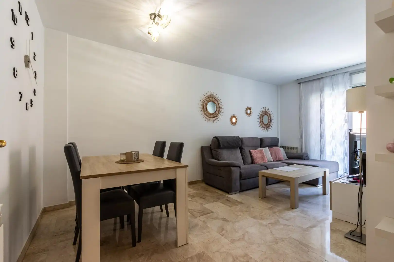 Sala de estar de Piso en venta en Sabadell con Calefacción y Balcón