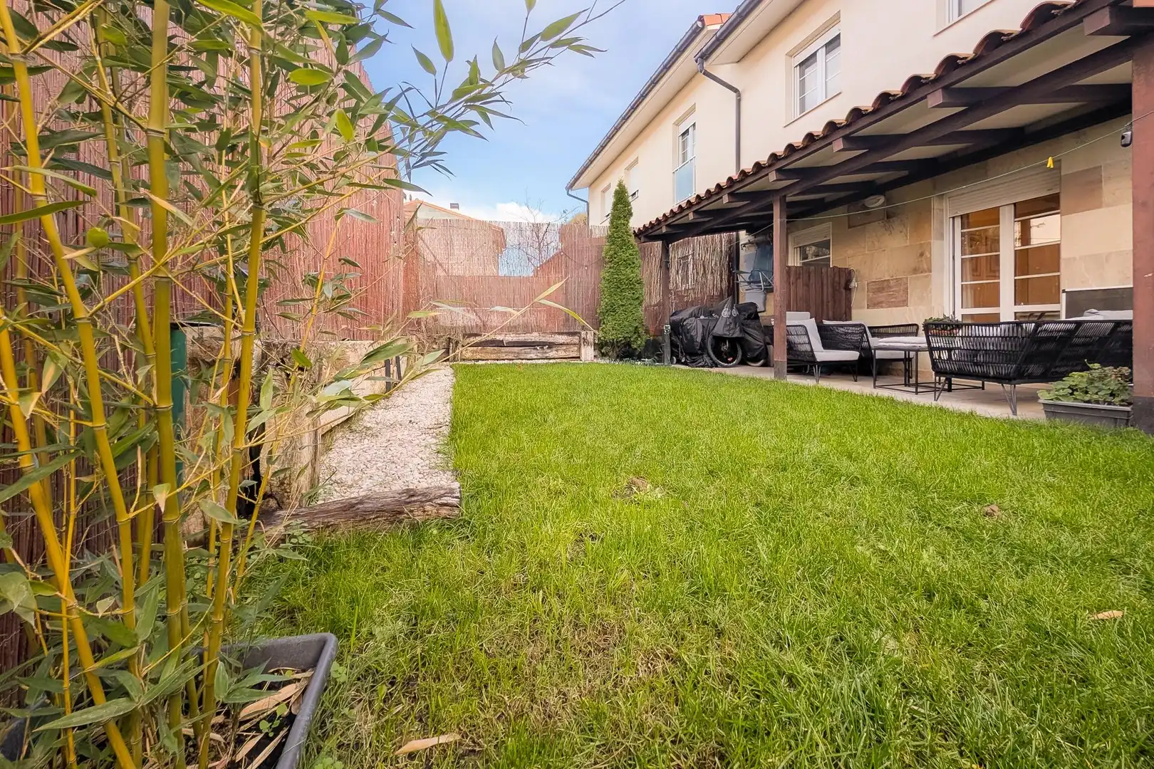 Terraza de Casa adosada en venta en Cizur con Calefacción, Jardín privado y Terraza