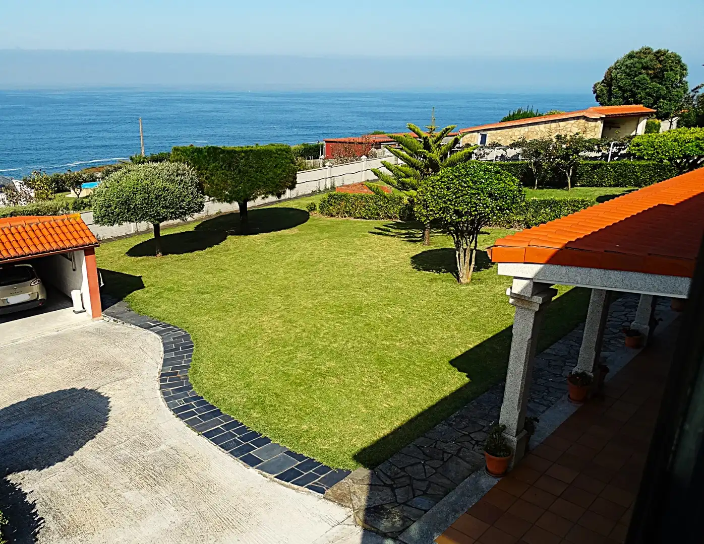 Jardí de Casa o xalet en venda en Valdoviño amb Calefacció, Jardí privat i Parquet