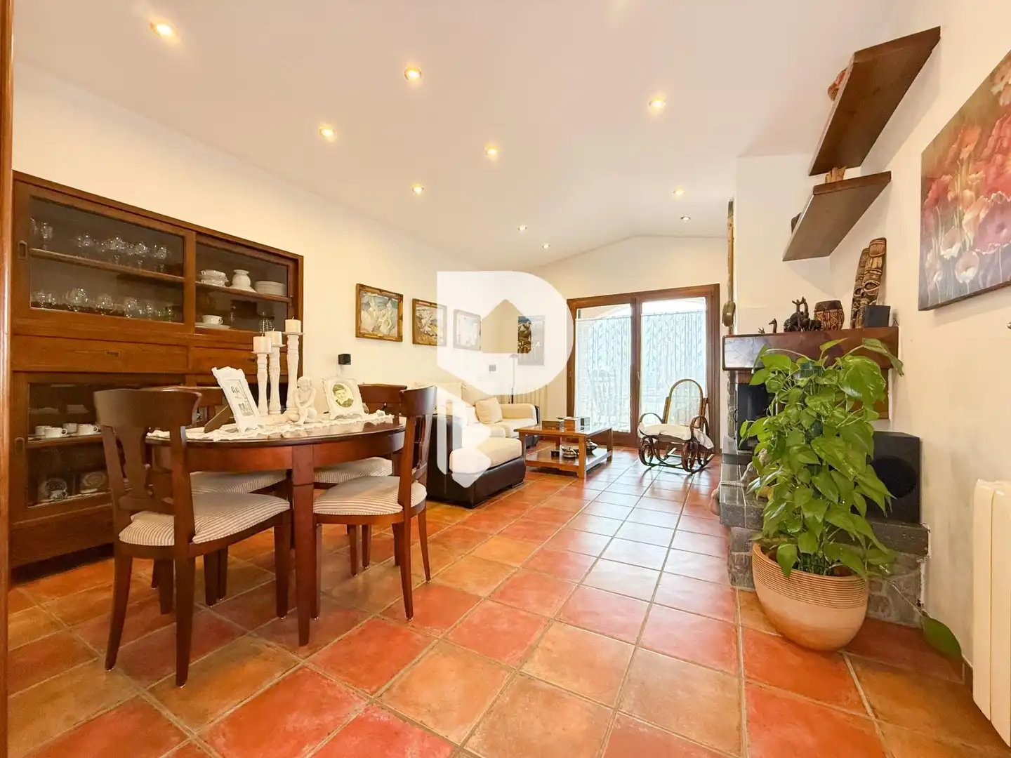 Living room of Houses for sale in Rubí  with Private garden, Terrace and Balcony