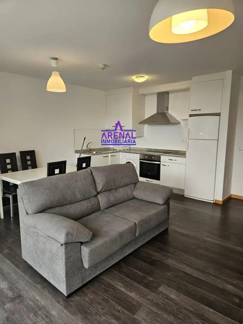 Living room of Apartments for sale in A Pobra do Caramiñal  with Heating and Furnished