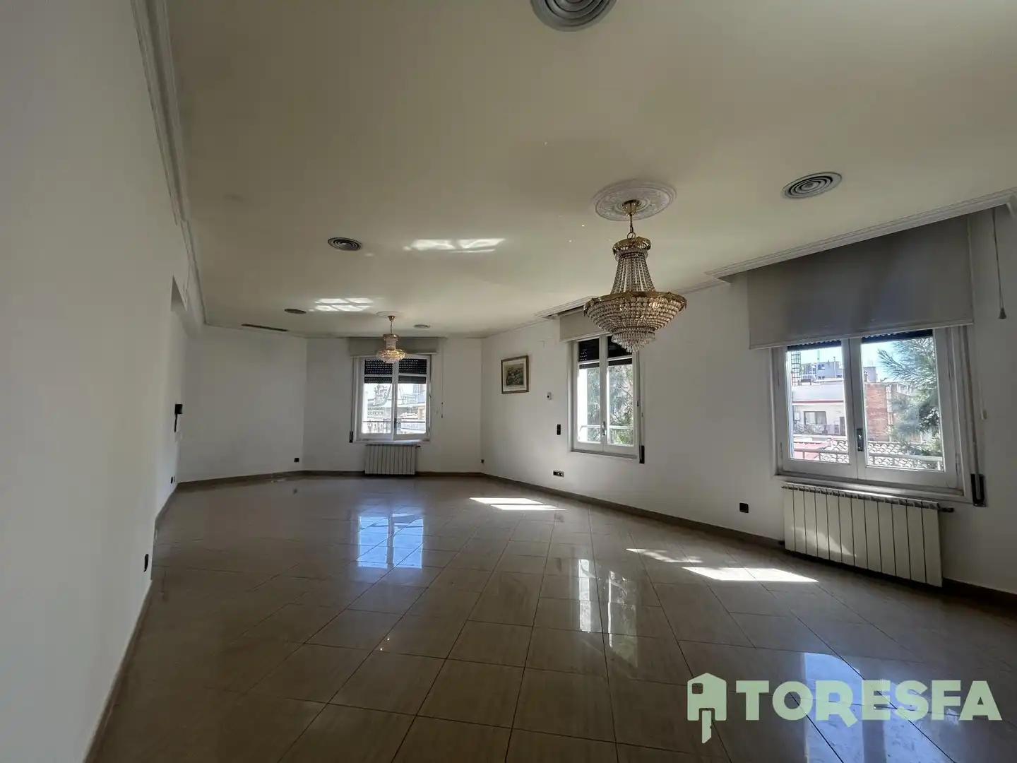 Sala de estar de Ático en venta en Granollers con Calefacción y Terraza