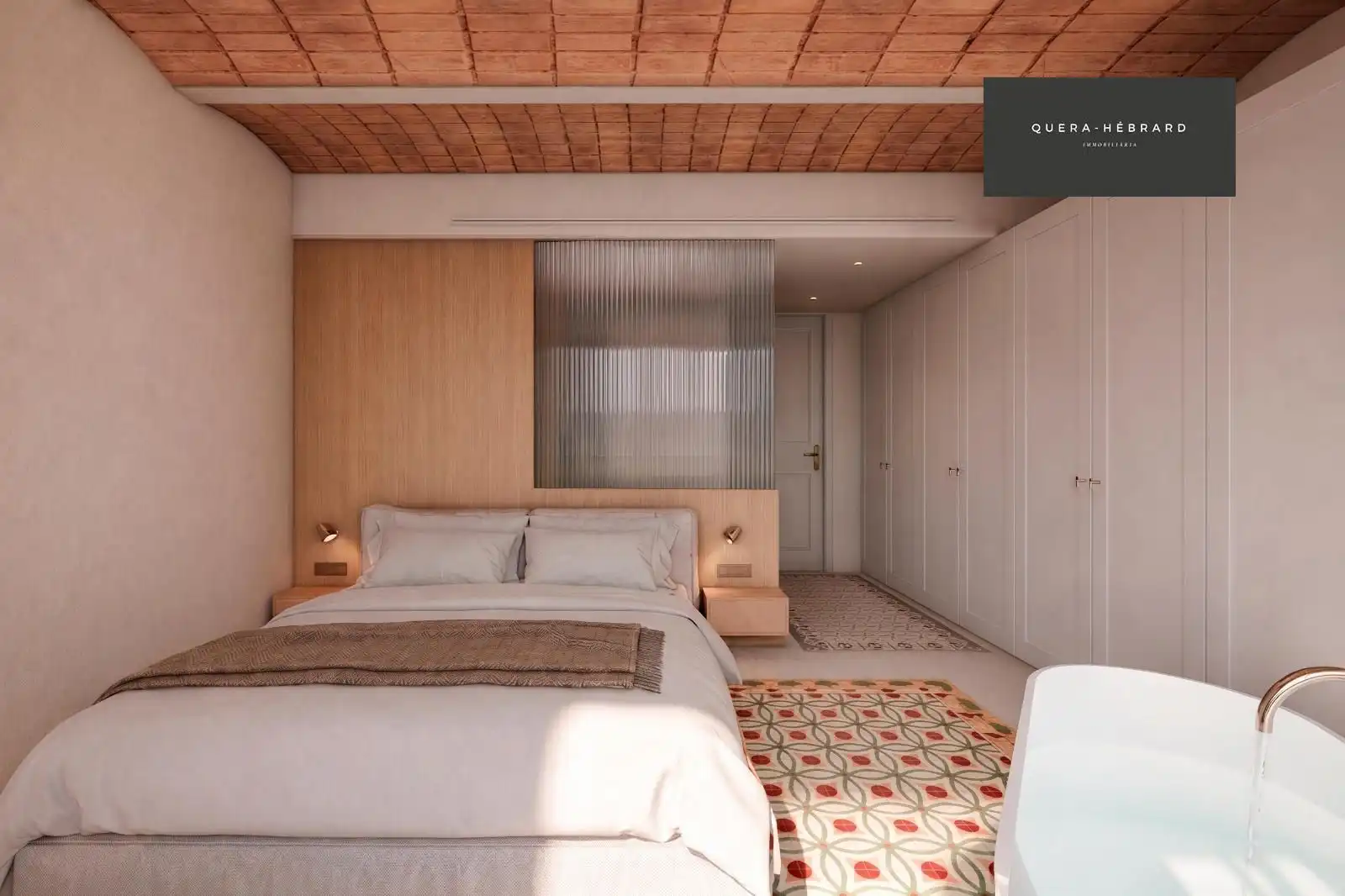 Bedroom of Detached homes for sale in Sant Cugat del Vallès  with Air Conditioner, Heating and Private garden