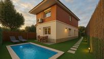 Swimming pool of House or chalet for sale in Sant Cugat del Vallès  with Air Conditioner, Heating and Private garden