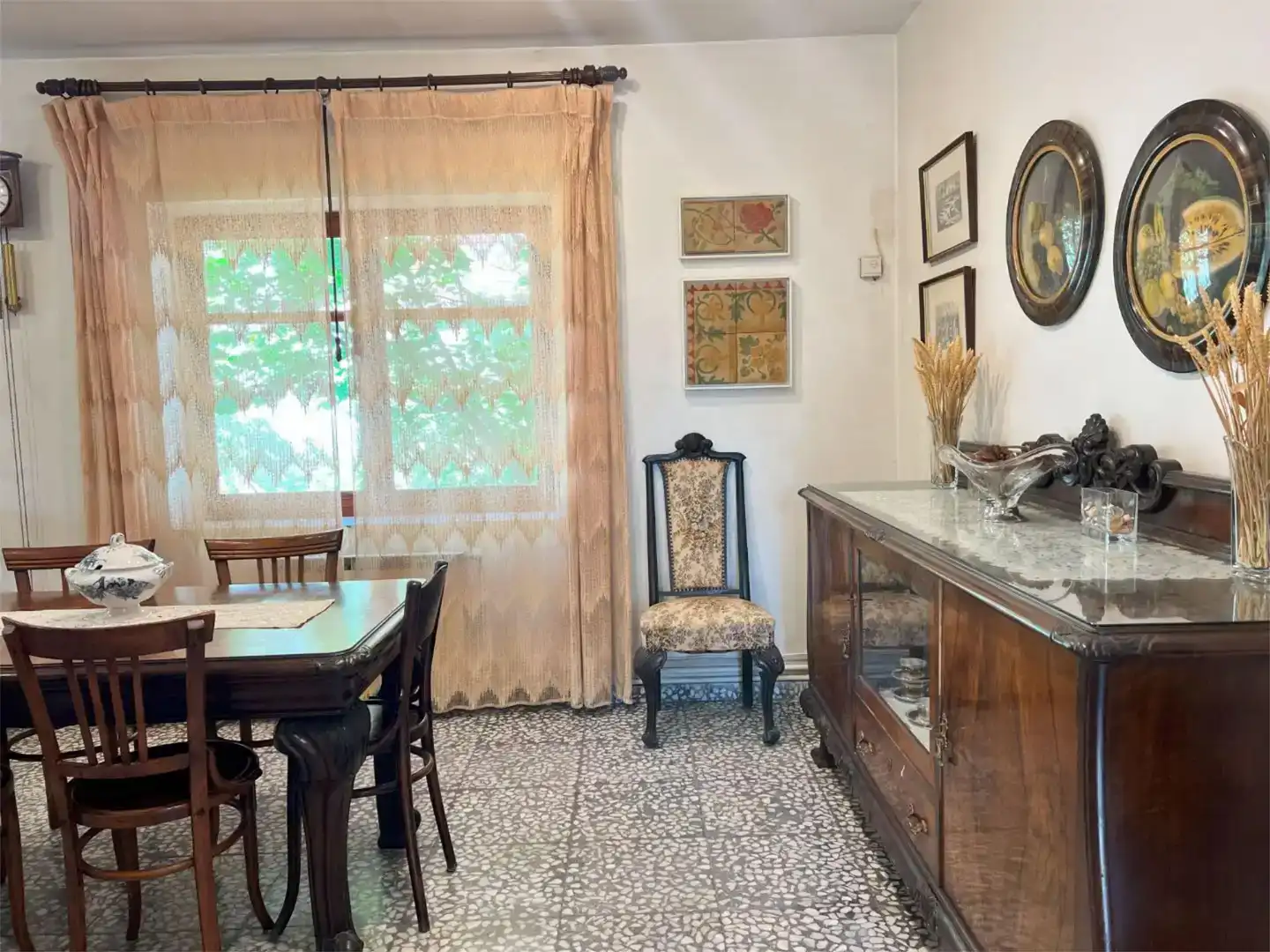 Dining room of Flat for sale in Camporrobles  with Private garden, Storage room and Furnished