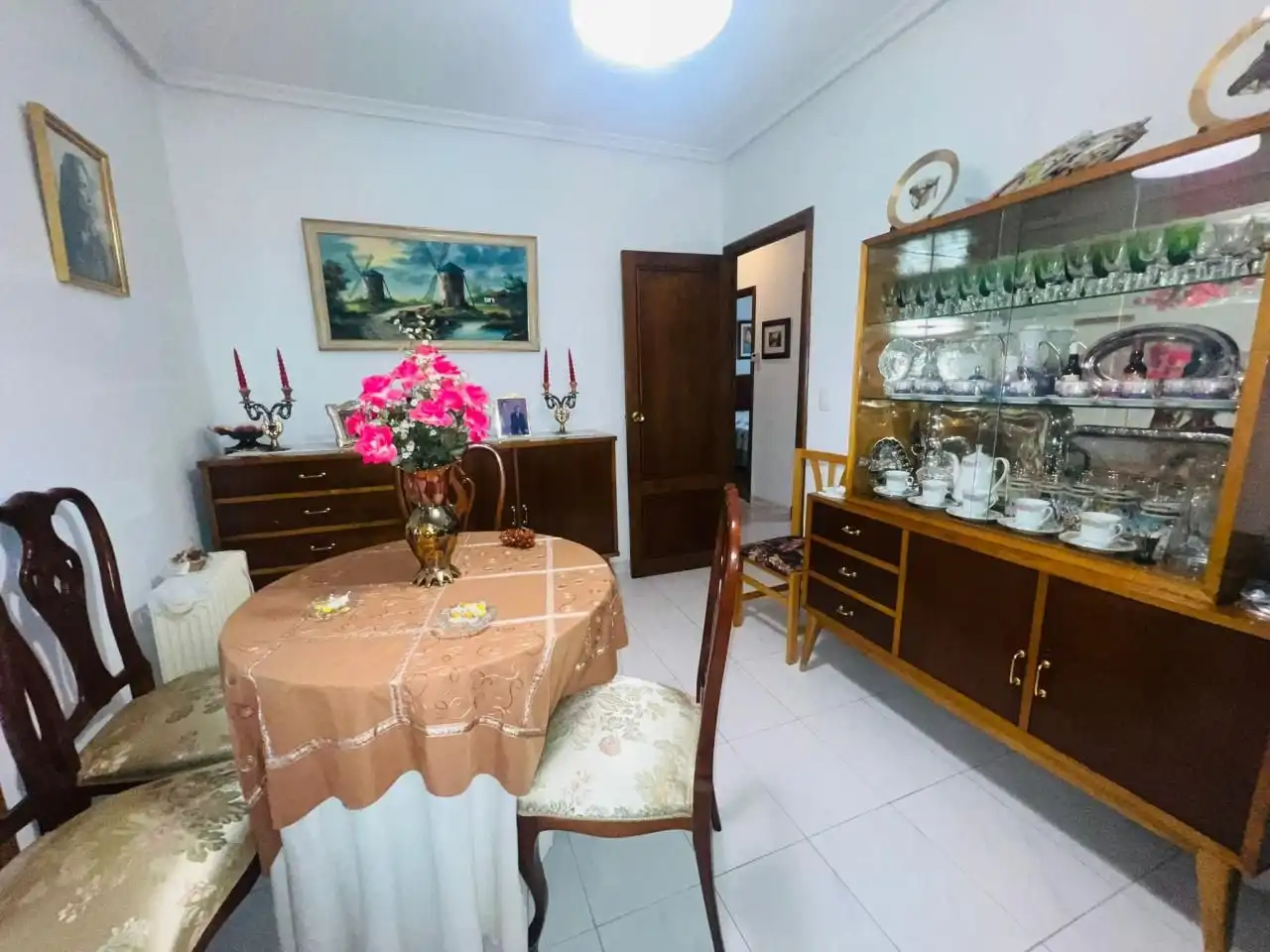 Dining room of Houses for sale in Ourense Capital   with Heating, Terrace and Furnished
