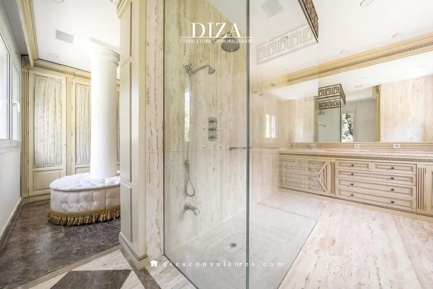 Bathroom of Houses for rent in Madrid  with Air Conditioner, Heating and Private garden
