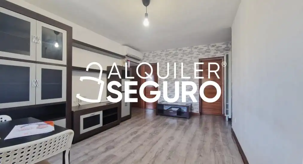 Living room of Flat for rent in Madrid  with Air Conditioner, Heating and Furnished
