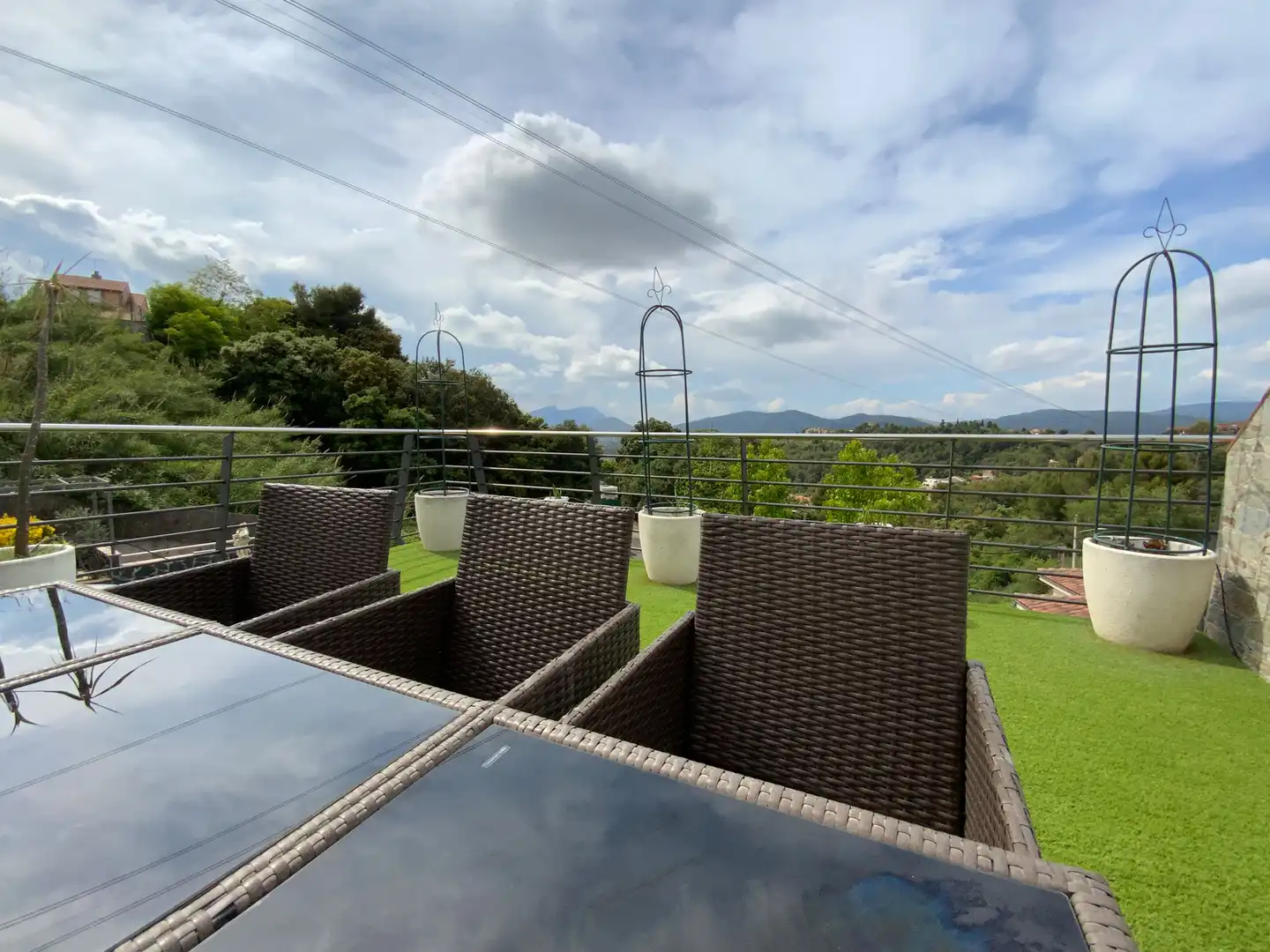 Terraza de Casa adosada en venta en Terrassa con Calefacción, Jardín privado y Terraza