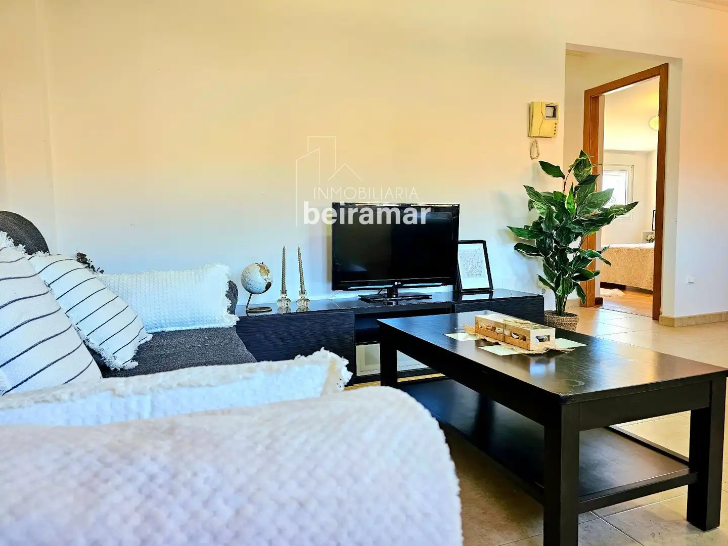 Living room of Flat for sale in Ribeira  with Heating, Storage room and Furnished