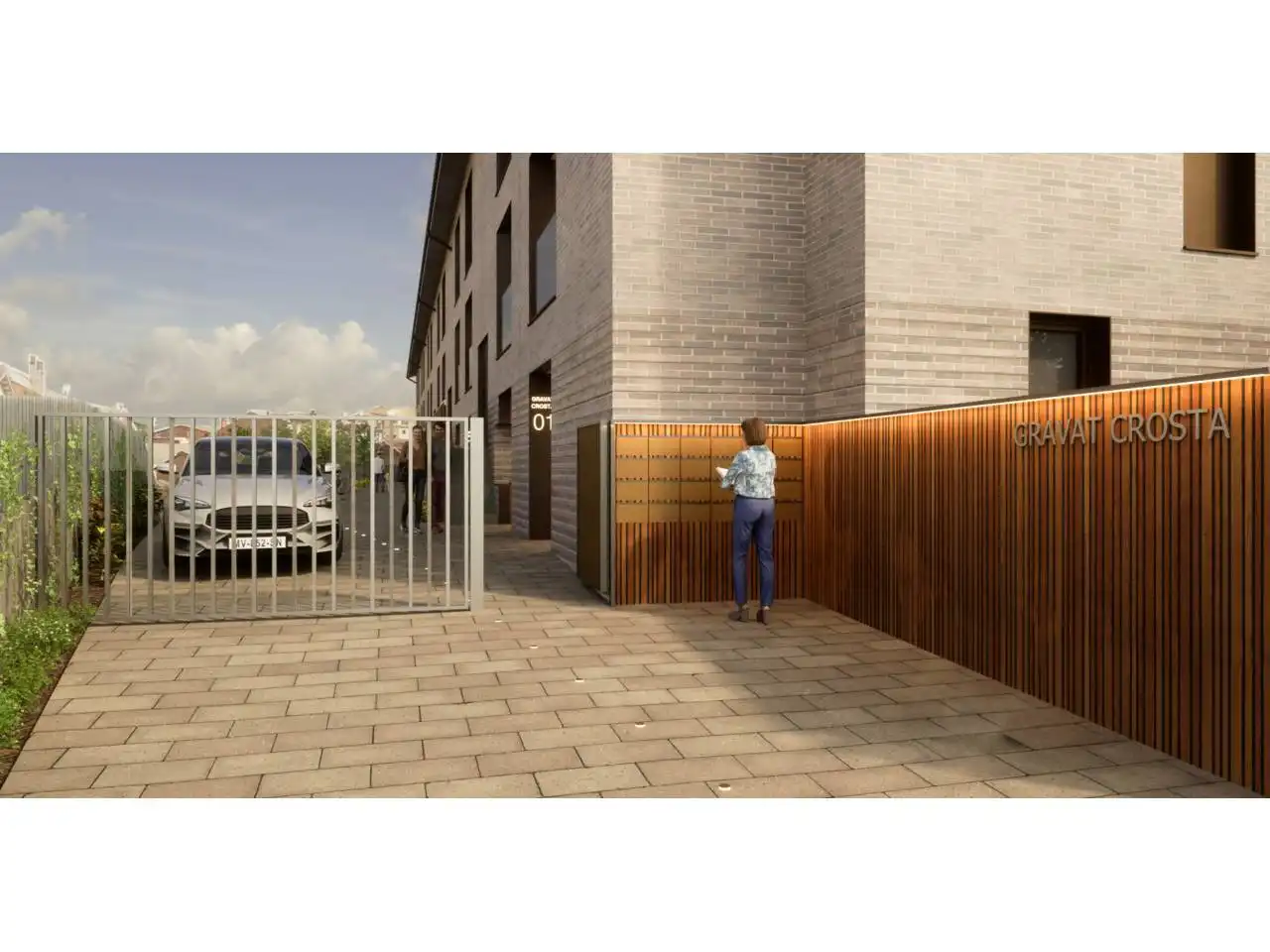 Vista exterior de Dúplex en venta en Vic con Calefacción y Terraza
