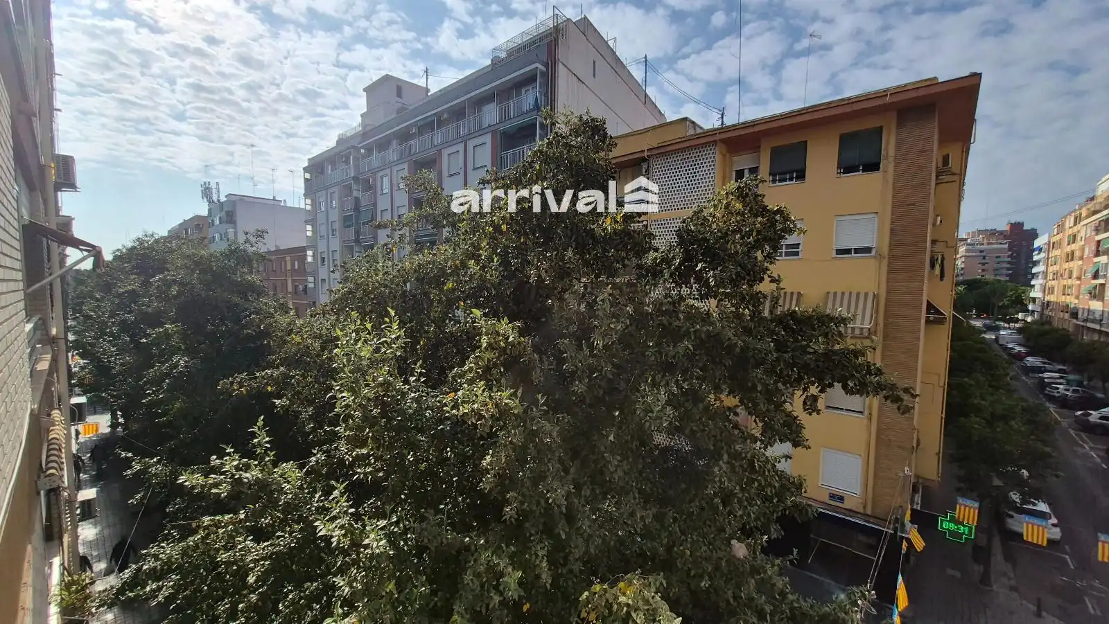 Außenansicht von Wohnung zur untervermieten in Valencia mit Heizung, Terrasse und Möbliert