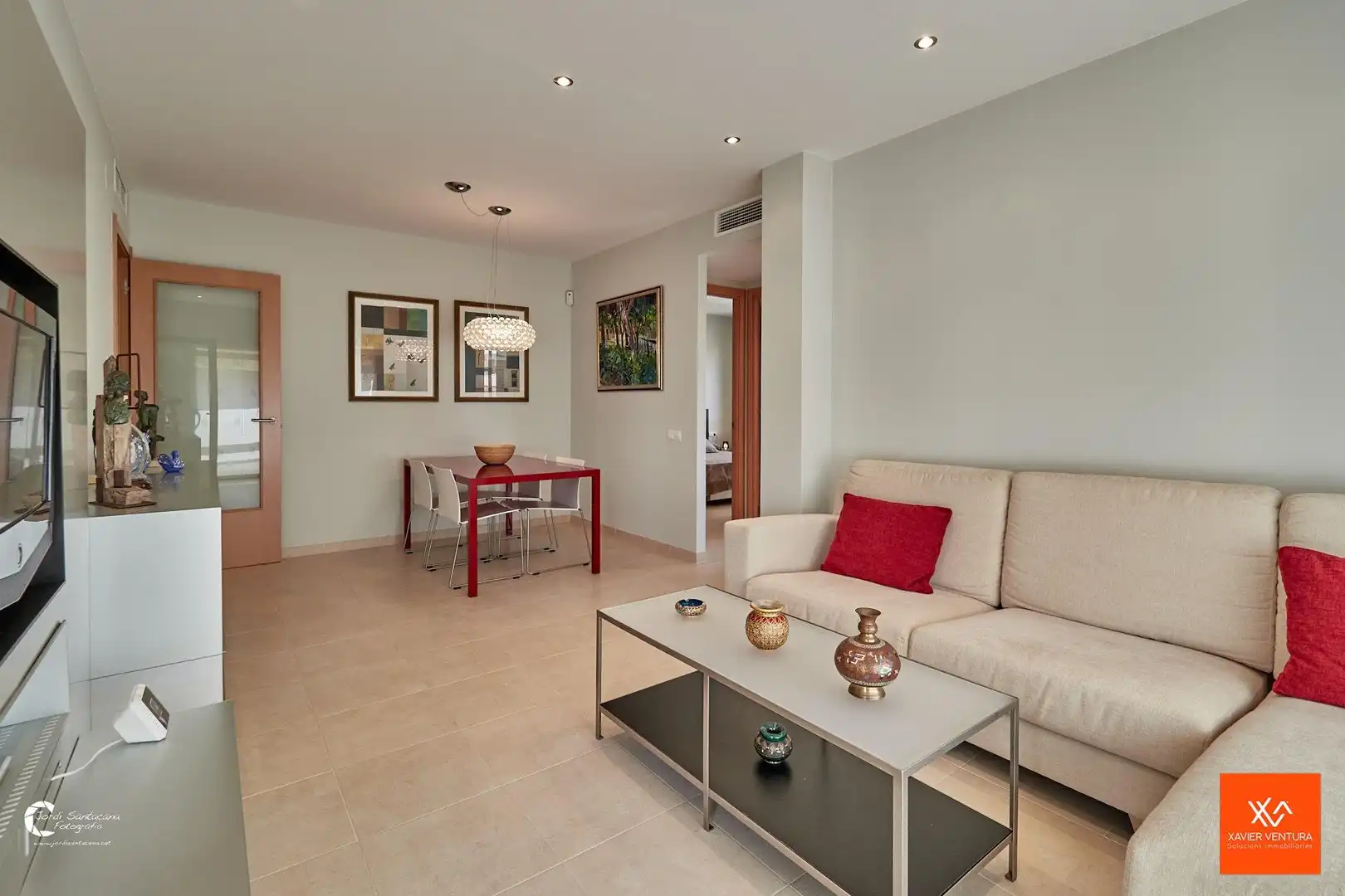 Sala de estar de Ático en venta en El Vendrell con Aire acondicionado, Calefacción y Terraza