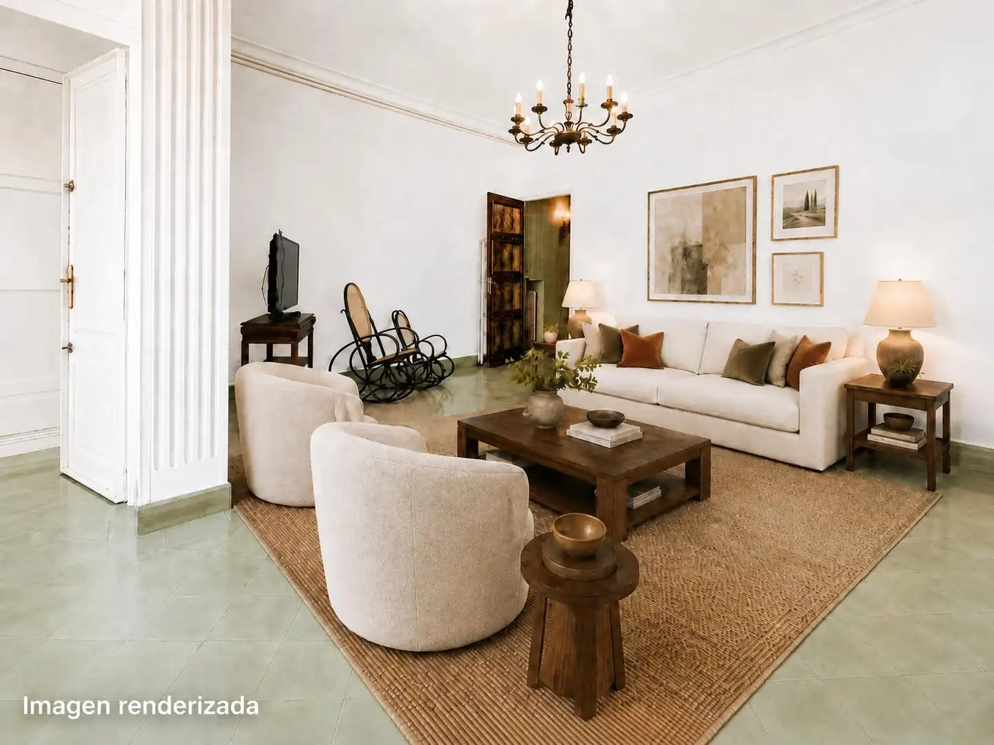 Wohnzimmer von Haus oder Chalet zum Verkauf in Mataró mit Terrasse