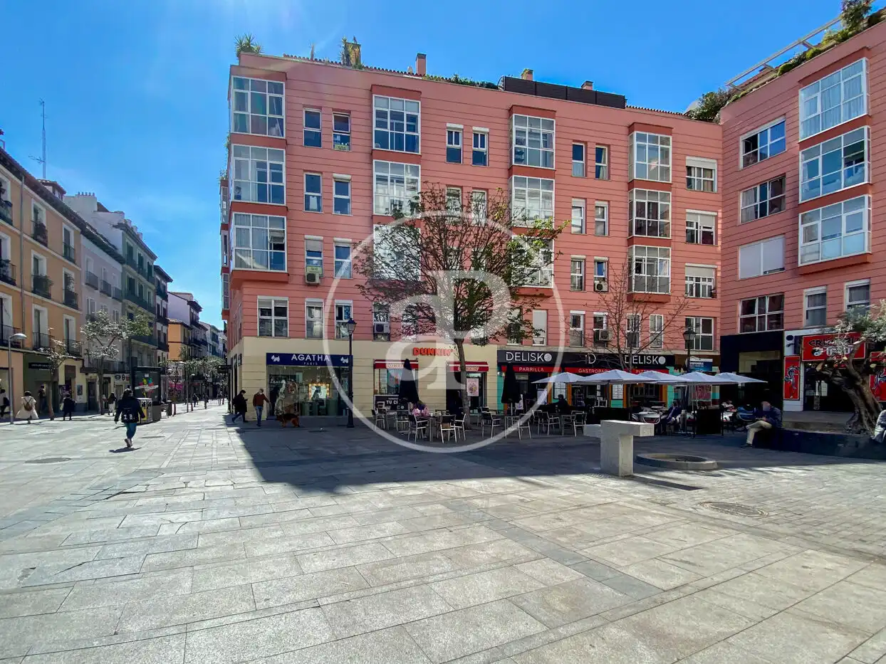 Exterior view of Flat for rent in Madrid  with Air Conditioner, Heating and Furnished