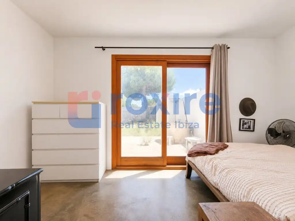 Dormitori de Casa o xalet en venda en Sant Josep de sa Talaia amb Aire condicionat, Jardí privat i Terrassa
