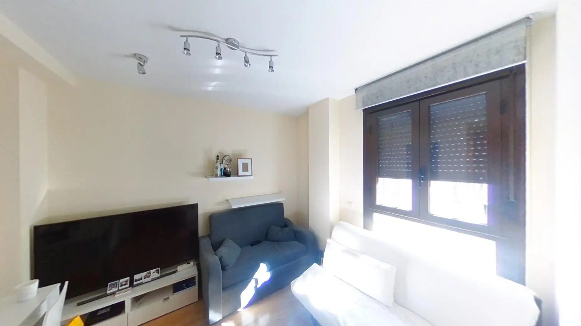 Sala de estar de Piso de alquiler en  Madrid Capital con Aire acondicionado, Calefacción y Terraza