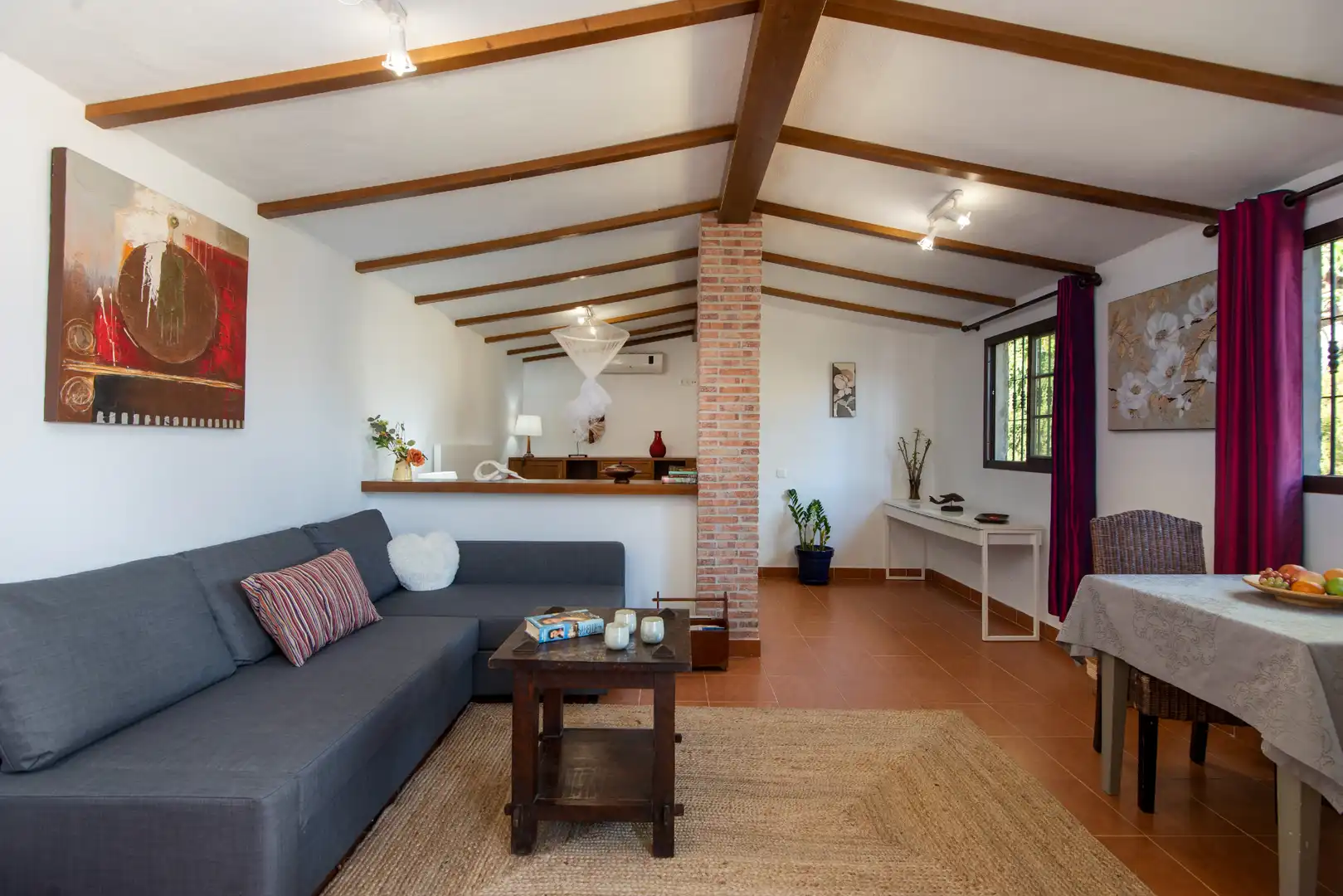 Sala de estar de Finca rústica en venta en Alhaurín de la Torre con Aire acondicionado, Calefacción y Jardín privado