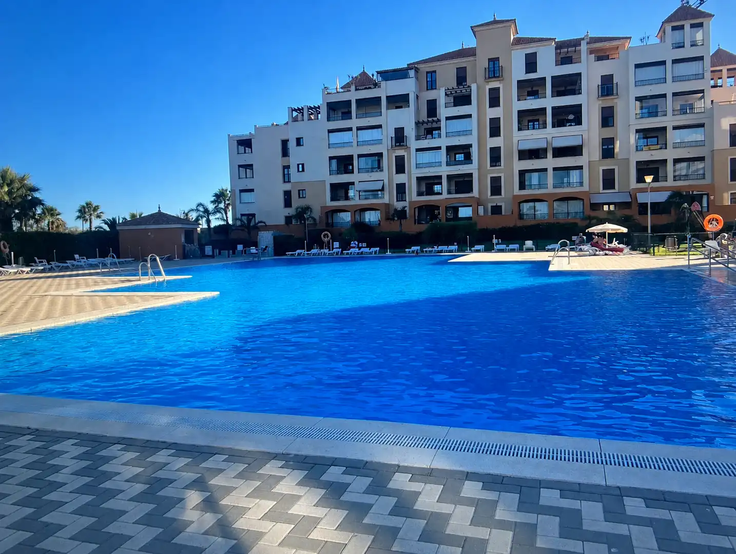 Swimming pool of Flat for sale in Ayamonte  with Private garden, Terrace and Furnished