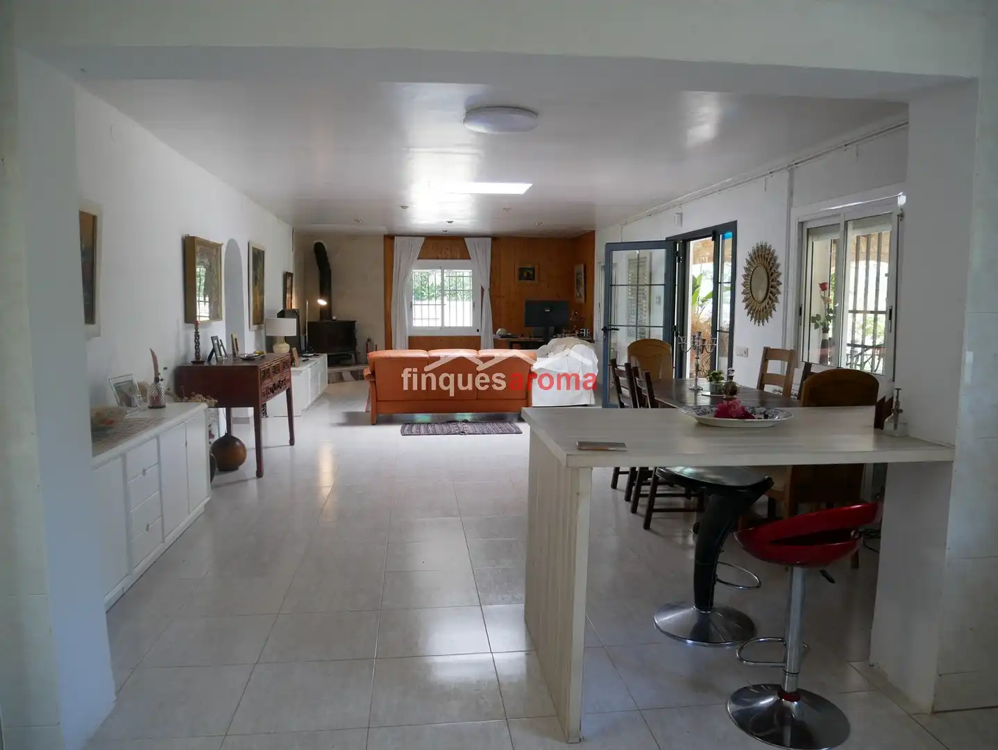 Sala d'estar de Casa o xalet en venda en Alió amb Aire condicionat, Calefacció i Jardí privat