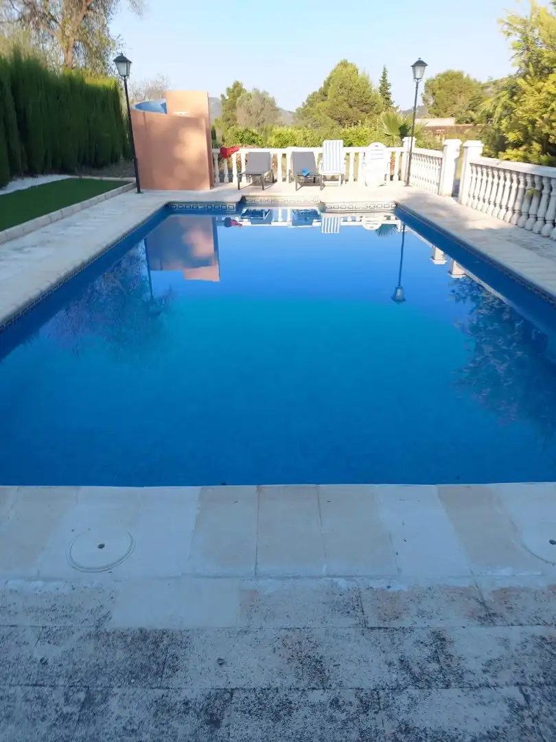 Piscina de Casa o xalet en venda en Xàtiva amb Aire condicionat, Calefacció i Jardí privat