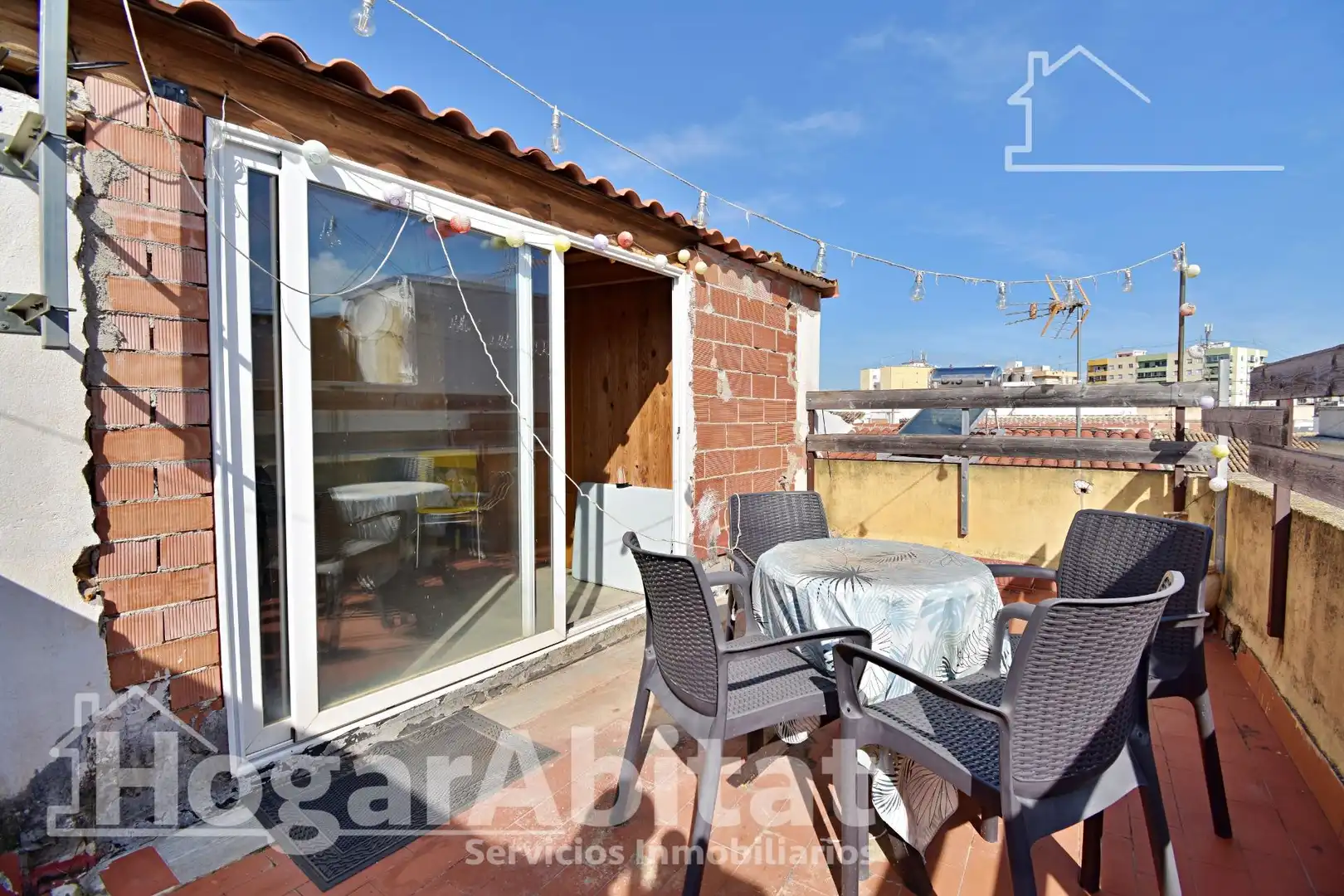 Terraza de Ático en venta en Oliva pueblo