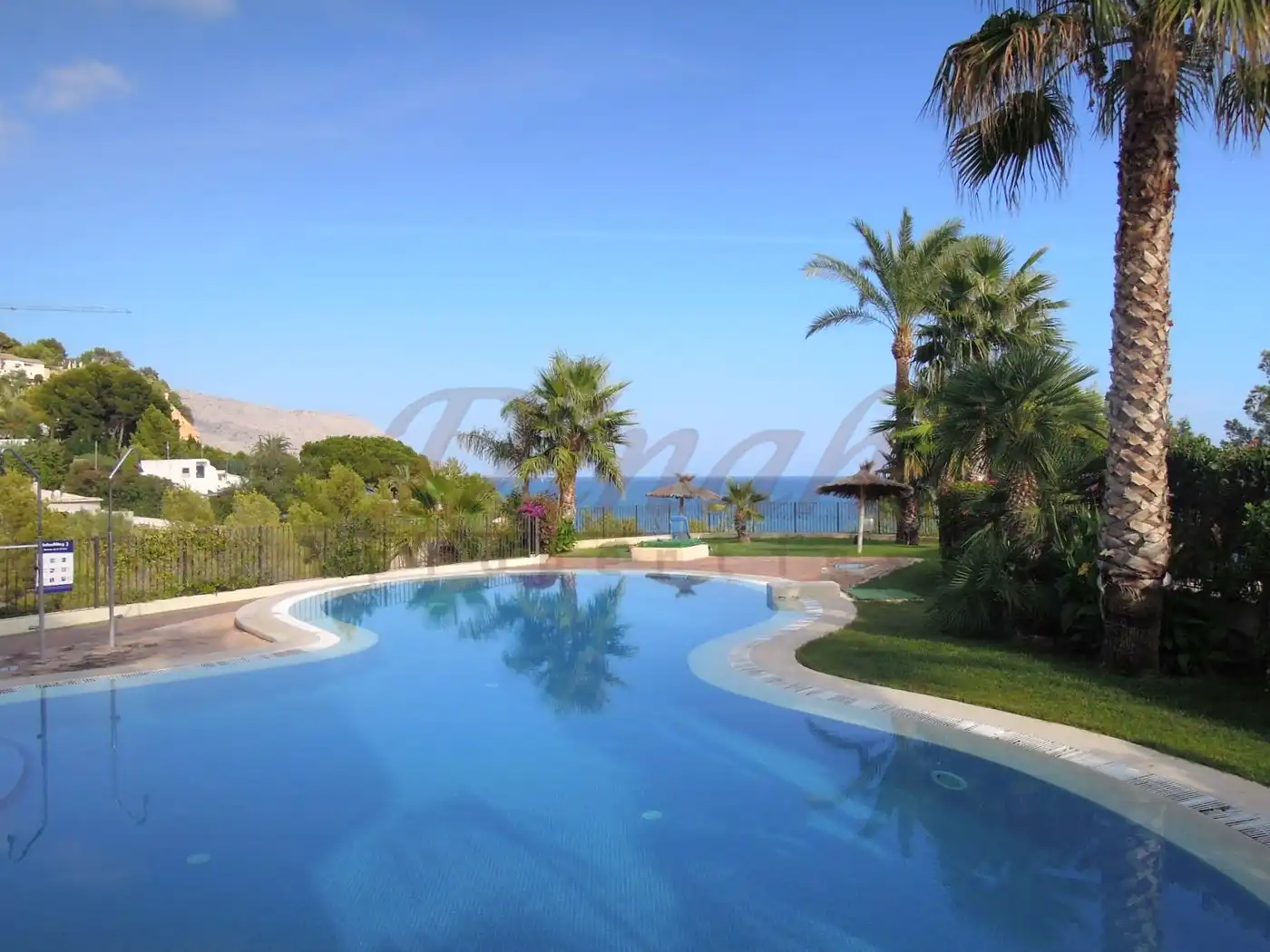 Piscina de Apartamento de alquiler en Altea con Aire acondicionado, Calefacción y Terraza