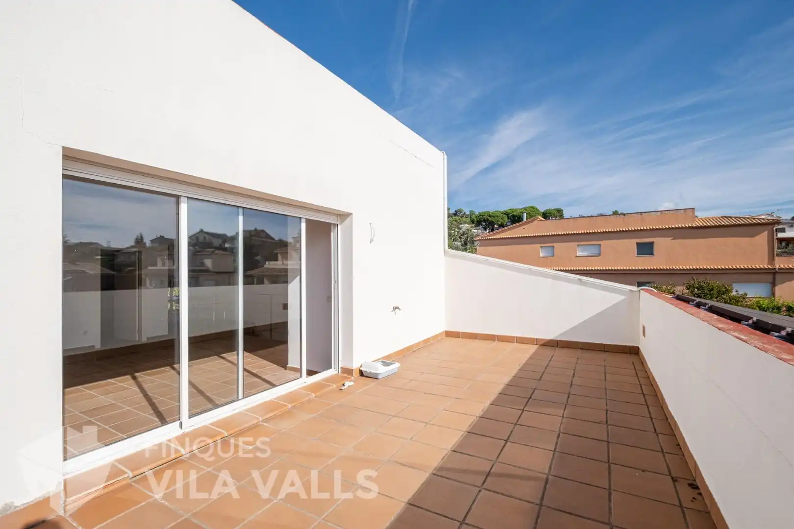 Terrassa de Casa o xalet en venda en Bigues i Riells del Fai amb Aire condicionat, Jardí privat i Parquet