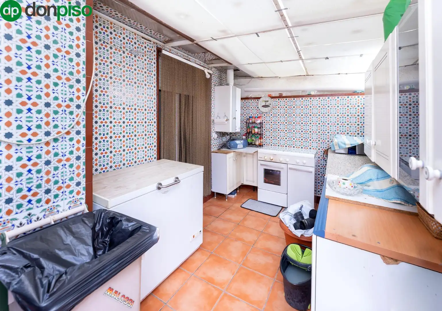 Cocina de Casa adosada en venta en Cenes de la Vega con Calefacción y Terraza