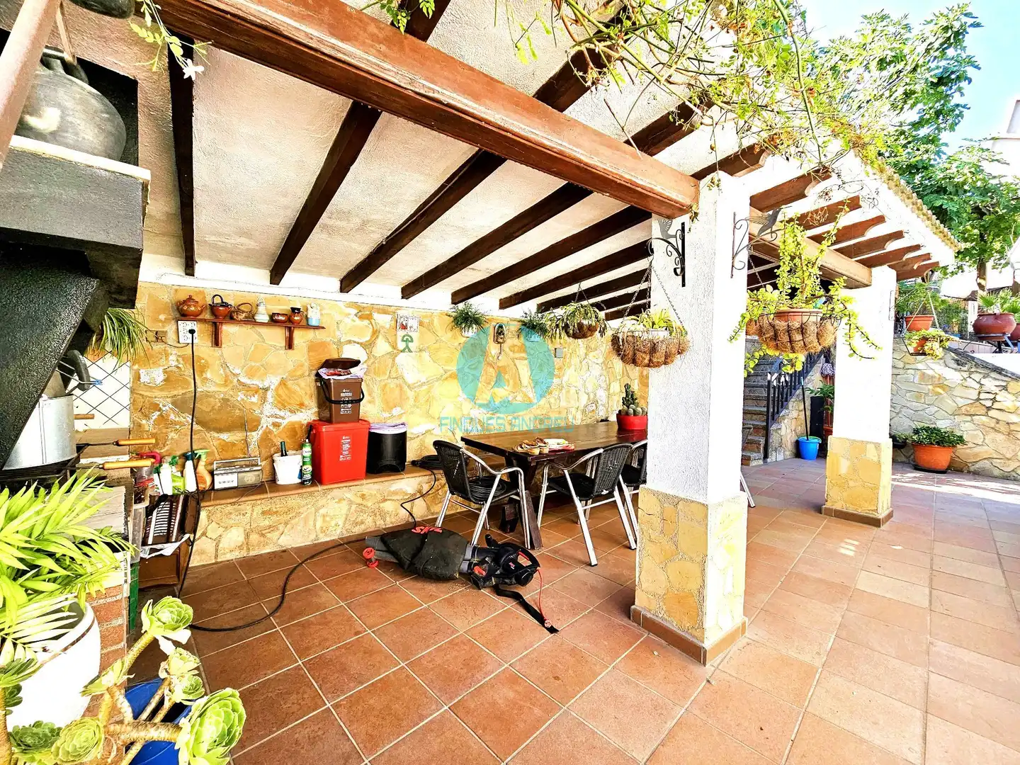 Vista exterior de Casa o xalet en venda en Dosrius amb Aire condicionat, Jardí privat i Terrassa