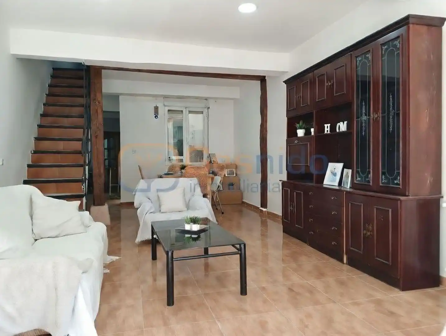 Sala de estar de Casa o chalet en venta en Prádena con Calefacción, Parquet y Terraza